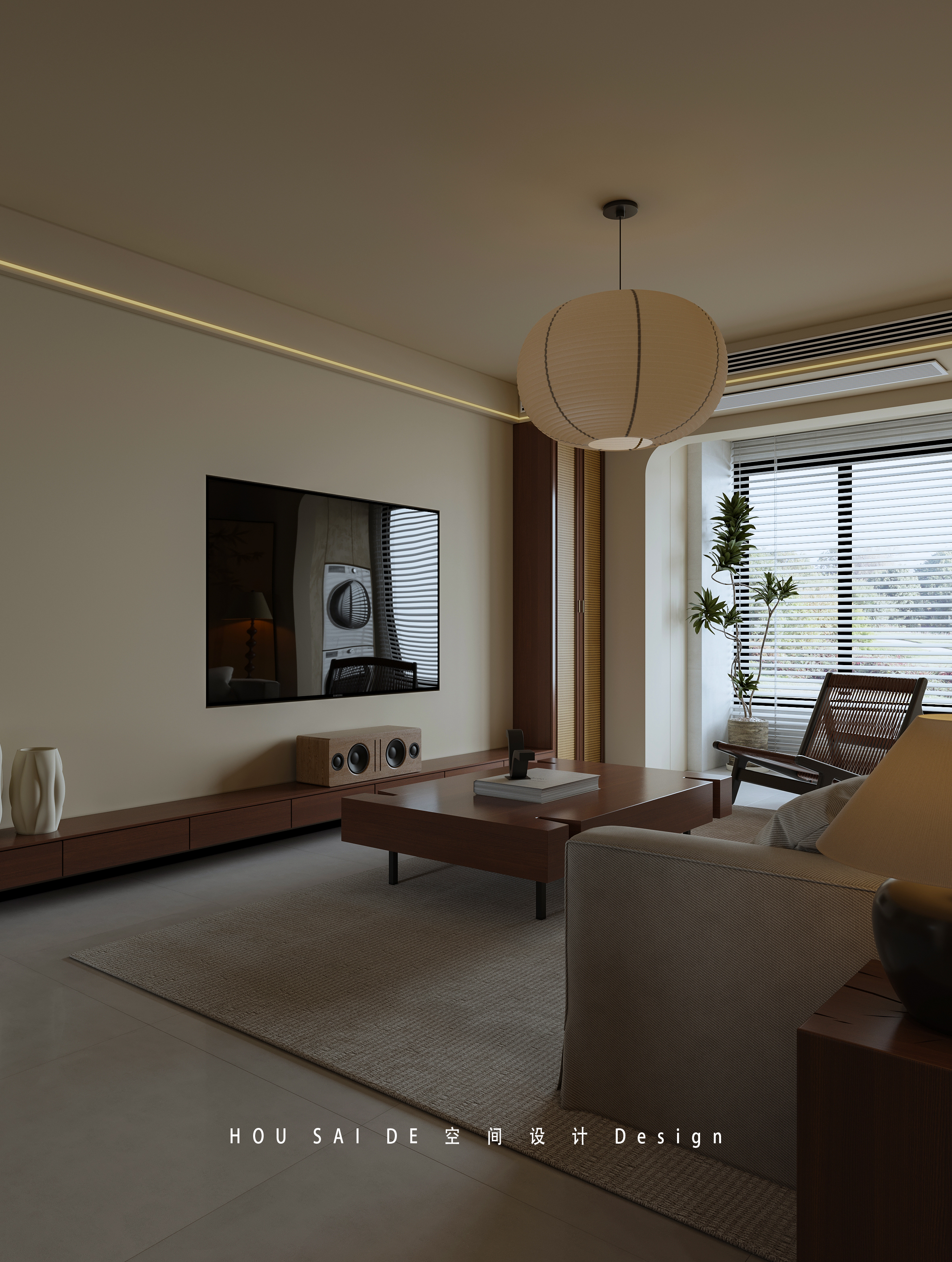 中古风室内设计丨中国河北丨HSD 空间设计-12