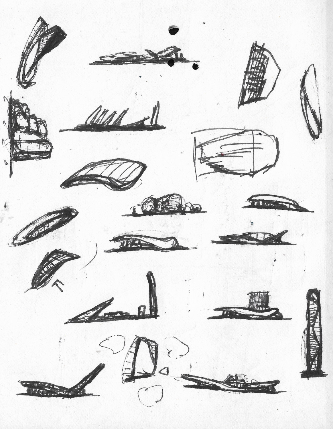 建筑草图丨Bozelos Panagiotis-11