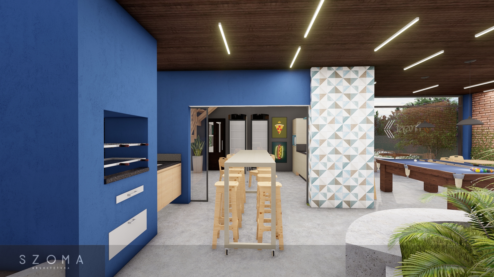 PST - área lazer corporativa | lounge space-4