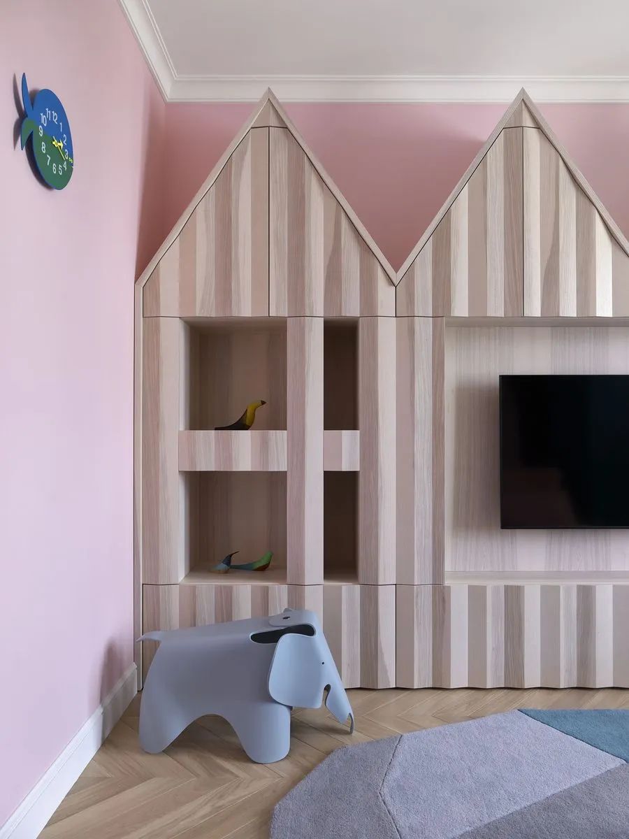 现代 195㎡粉色系法式的居住空间-20