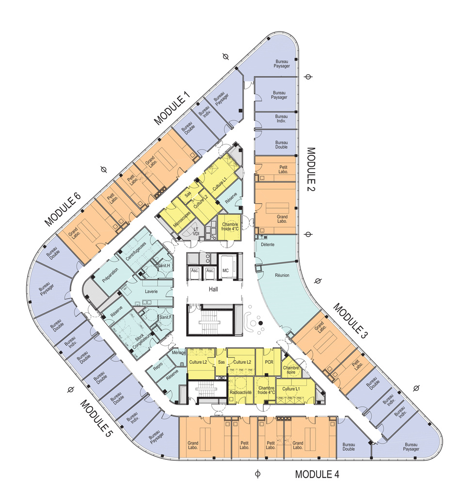 法国医学学校实验室丨PARGADE Architecte-35