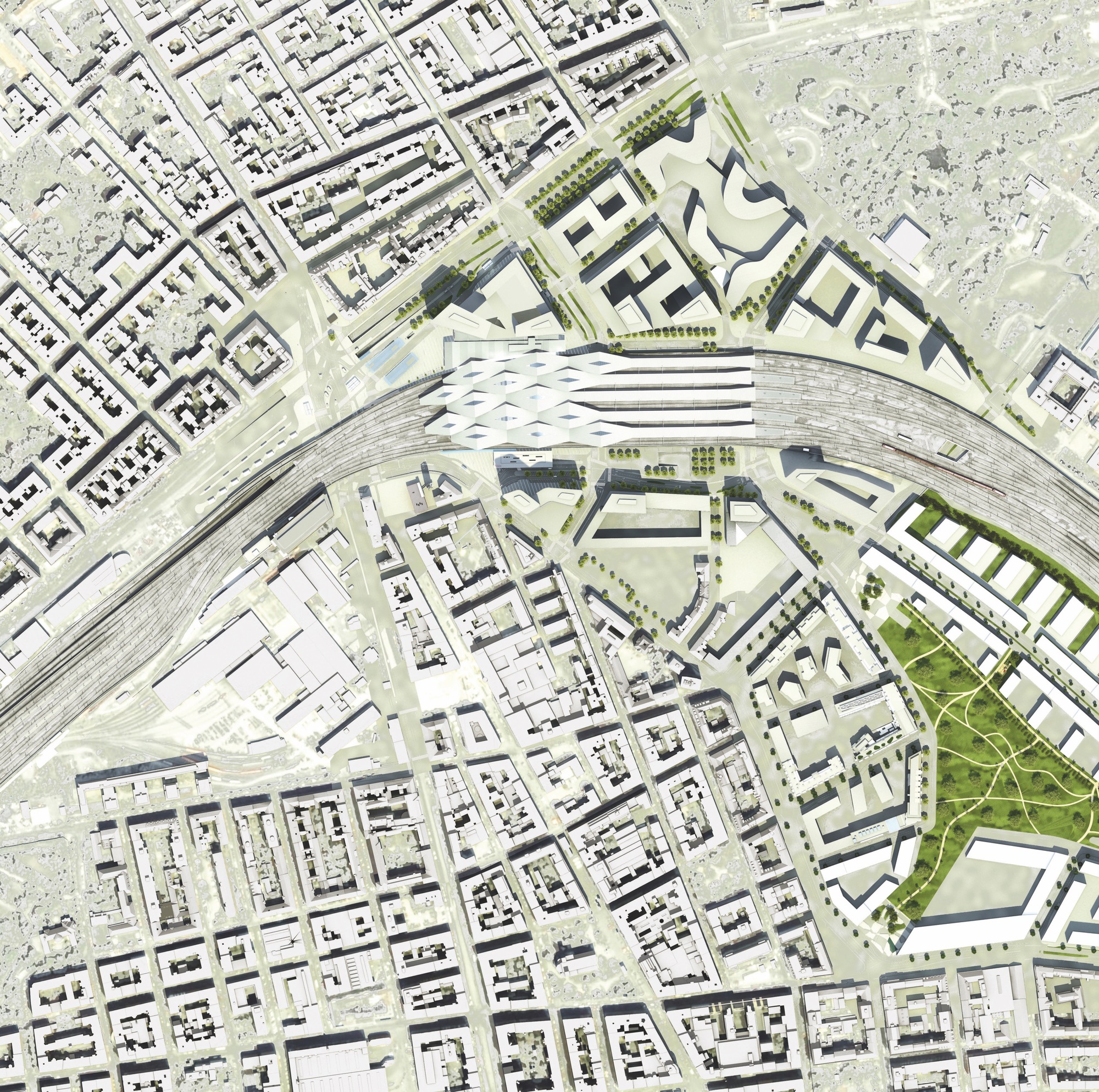 维也纳ÖBB 总部，现代高效绿色办公建筑-49