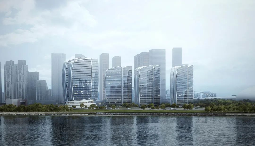 观云钱塘城丨中国杭州丨Aedas-15