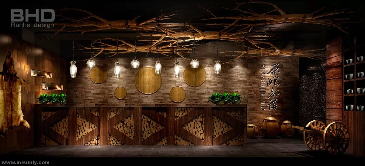 广西南宁原始部落火锅餐厅/刘魏诚 - 米尚丽零售设计网 MISUNLY- 美好品牌店铺空间发现者-9