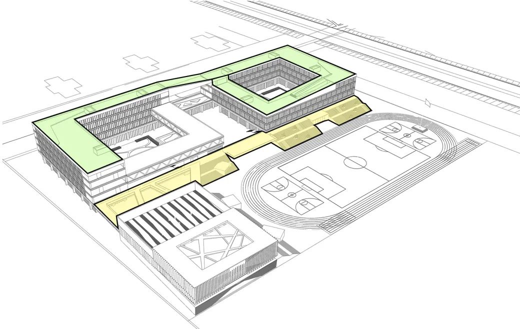 哈尔滨荣昌路学校 | 绿色和谐美丽自然的生态化可持续校园-32