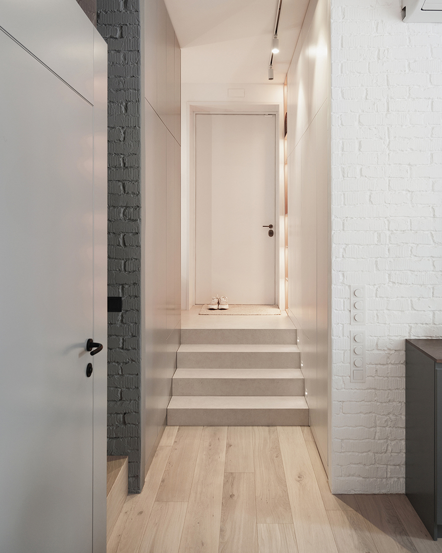 INT2architecture: квартира с антресолью и патио в центре Москвы-21