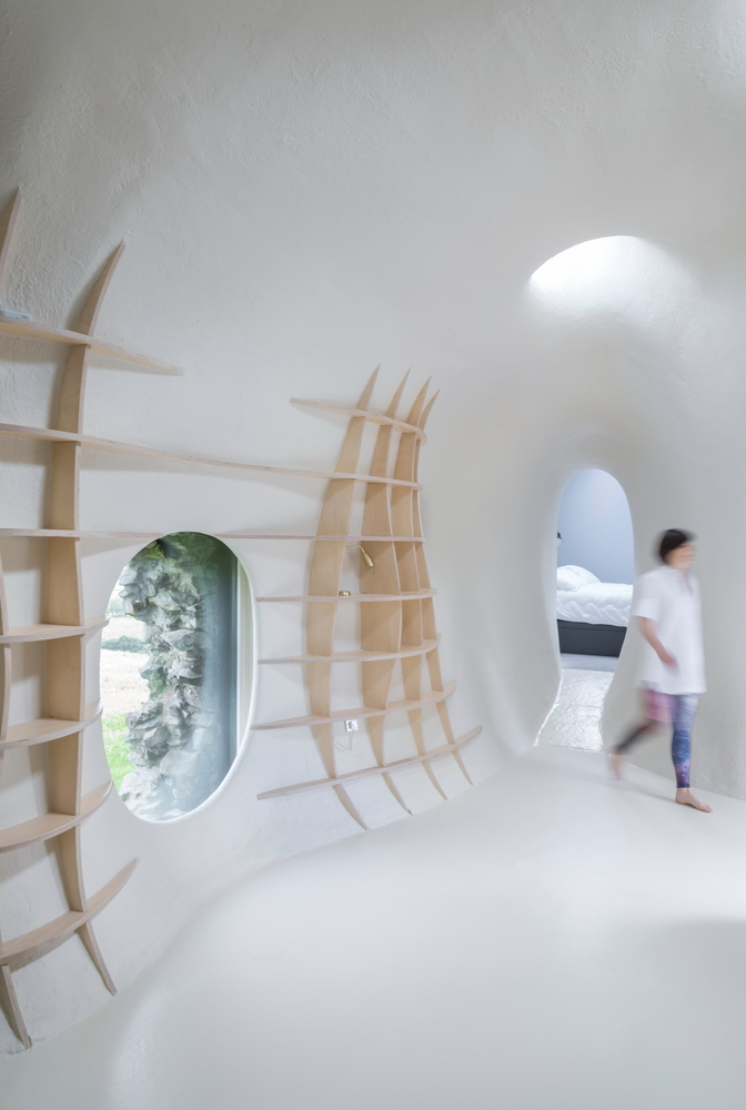 苏格兰废墟中的现代私人住宅-43