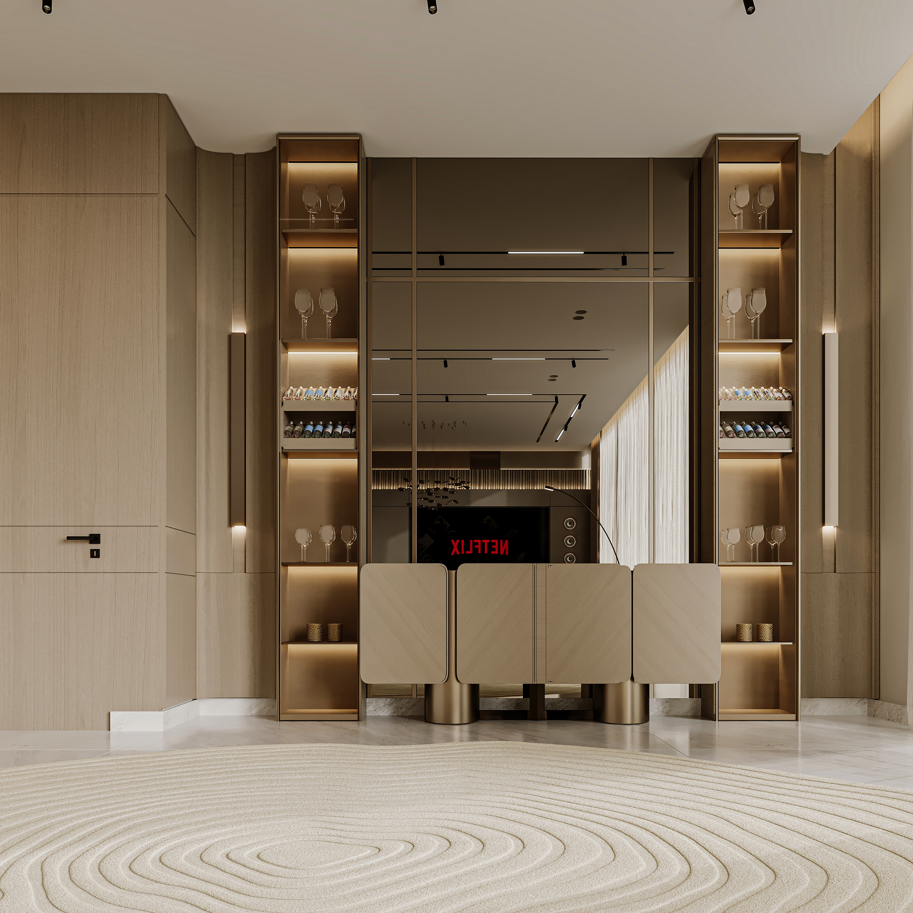 大厅室内设计丨KT_DESIGN STUDIO-34