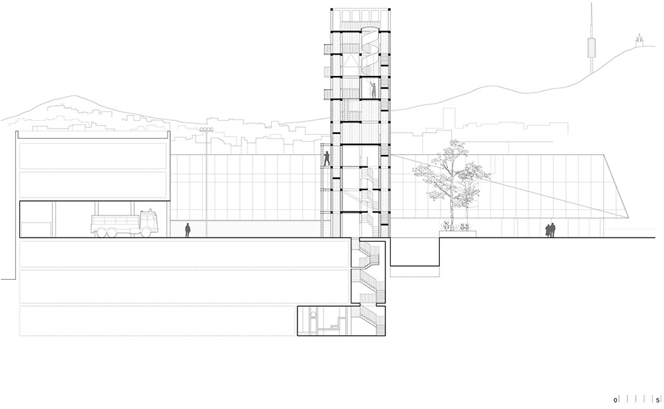 Vall d’Hebron 消防训练塔丨西班牙巴塞罗那丨Carles Enrich Studio-106