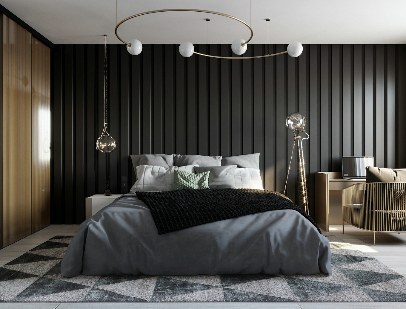 简约北欧风，深色系的高级美！-34