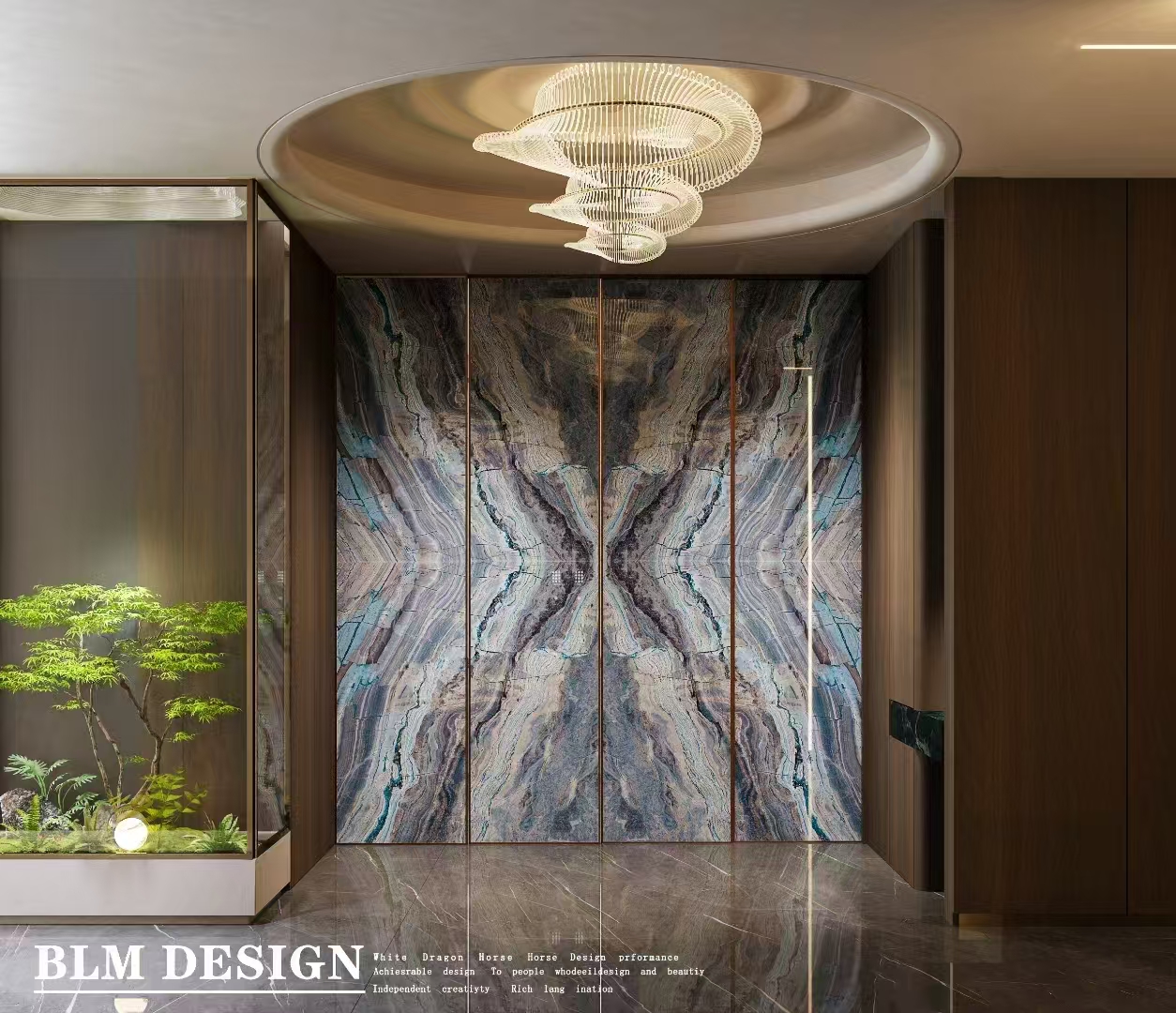 意式轻奢白龙马效果图-12