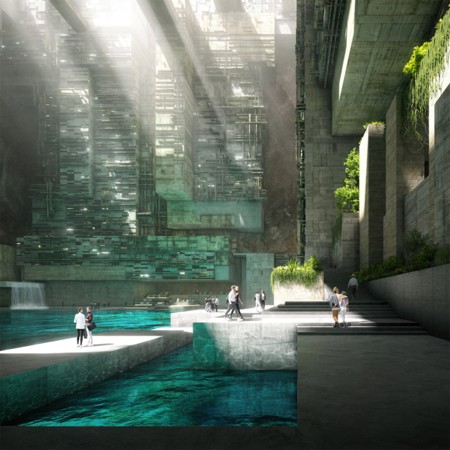 Aquellum“倒立的摩天大楼”丨沙特阿拉伯丨LAVA与Name Architecture建筑工作室-14