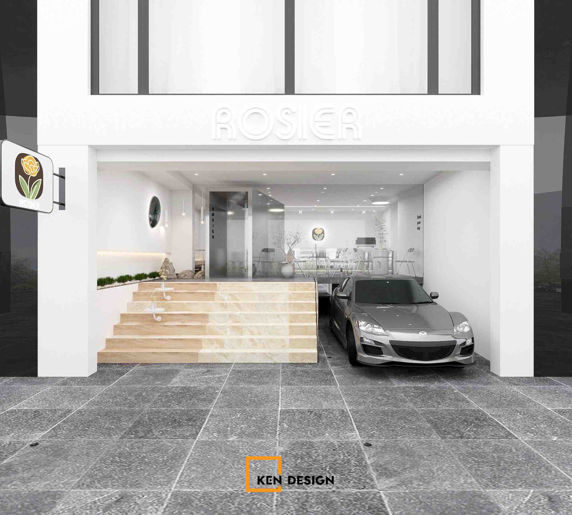 Rosier Trần Quốc Vượng咖啡店设计丨Ken Design-8