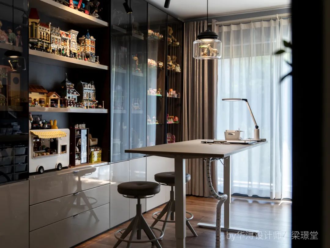 鑫润花园 · 现代简约复式楼的兴趣家居设计丨中国广州丨梁璟堂-45