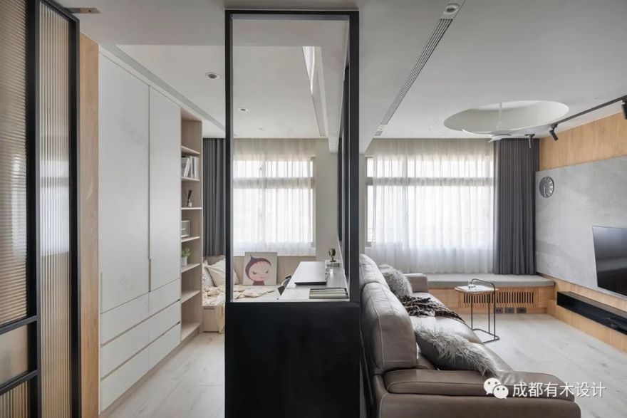 20 年旧屋翻新,轻工业风格打造温馨家庭丨禹槿-41