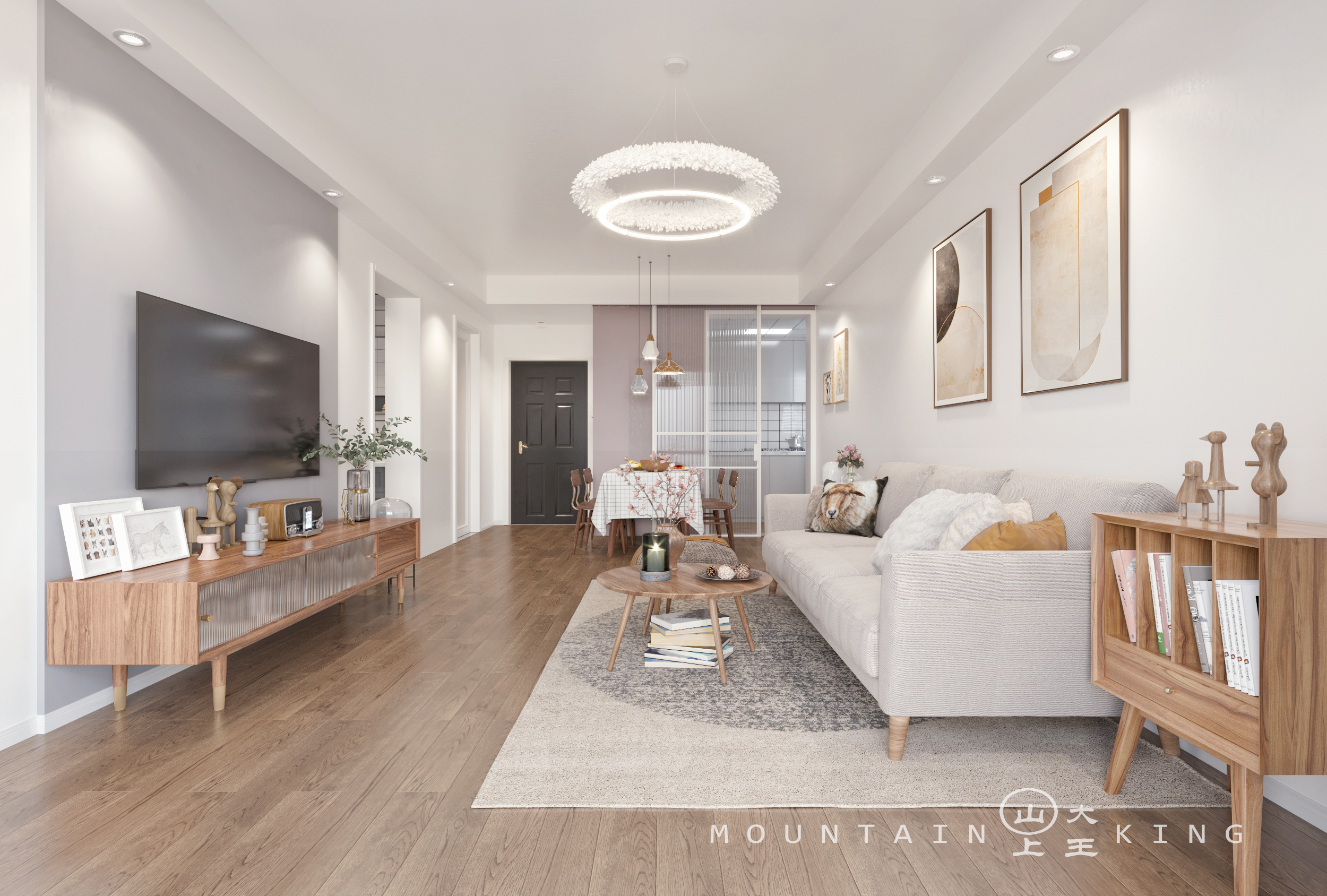 长沙湖湘奥林匹克花园 86㎡北欧风设计丨中国长沙丨天亮-11