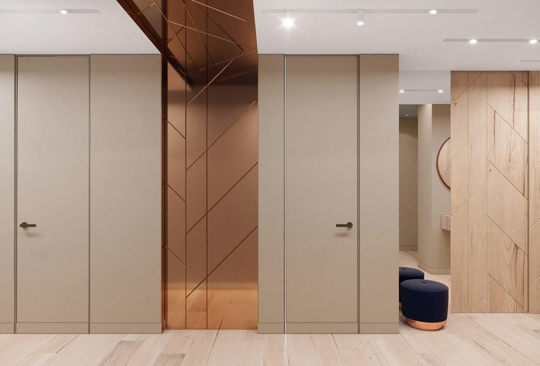 蓝色与金属元素打造的现代家居设计-10