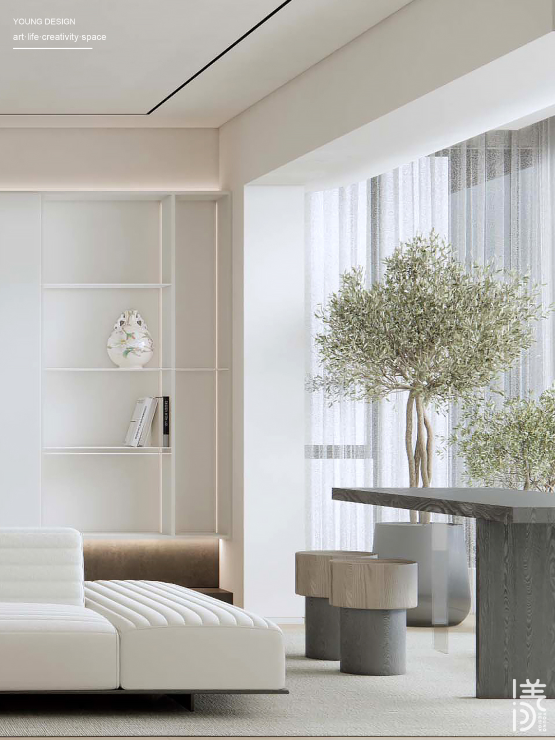 现代极简的多口之家丨深圳漾空间设计有限公司-14