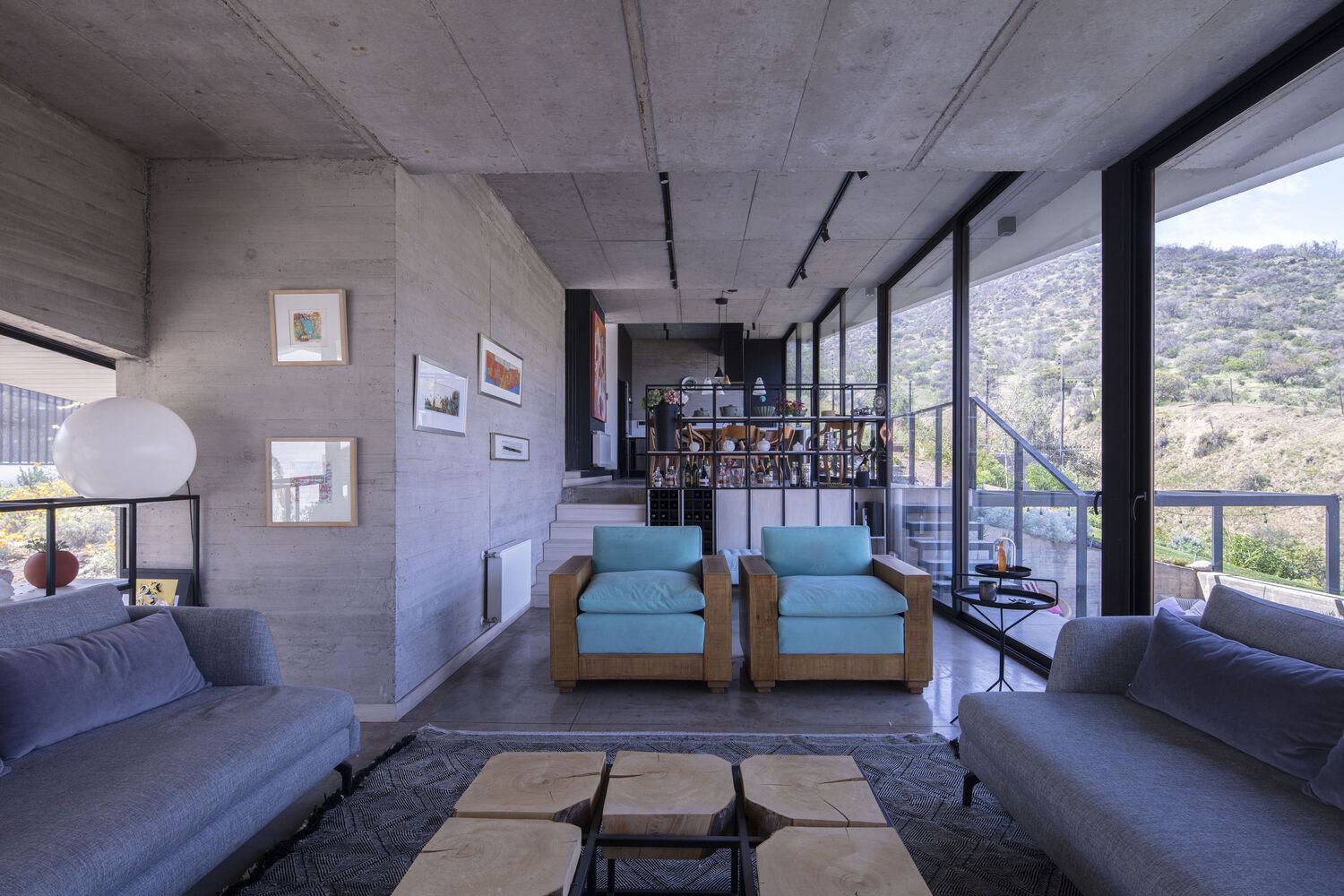 斜坡之居 · 家庭生活的连续空间实验-3