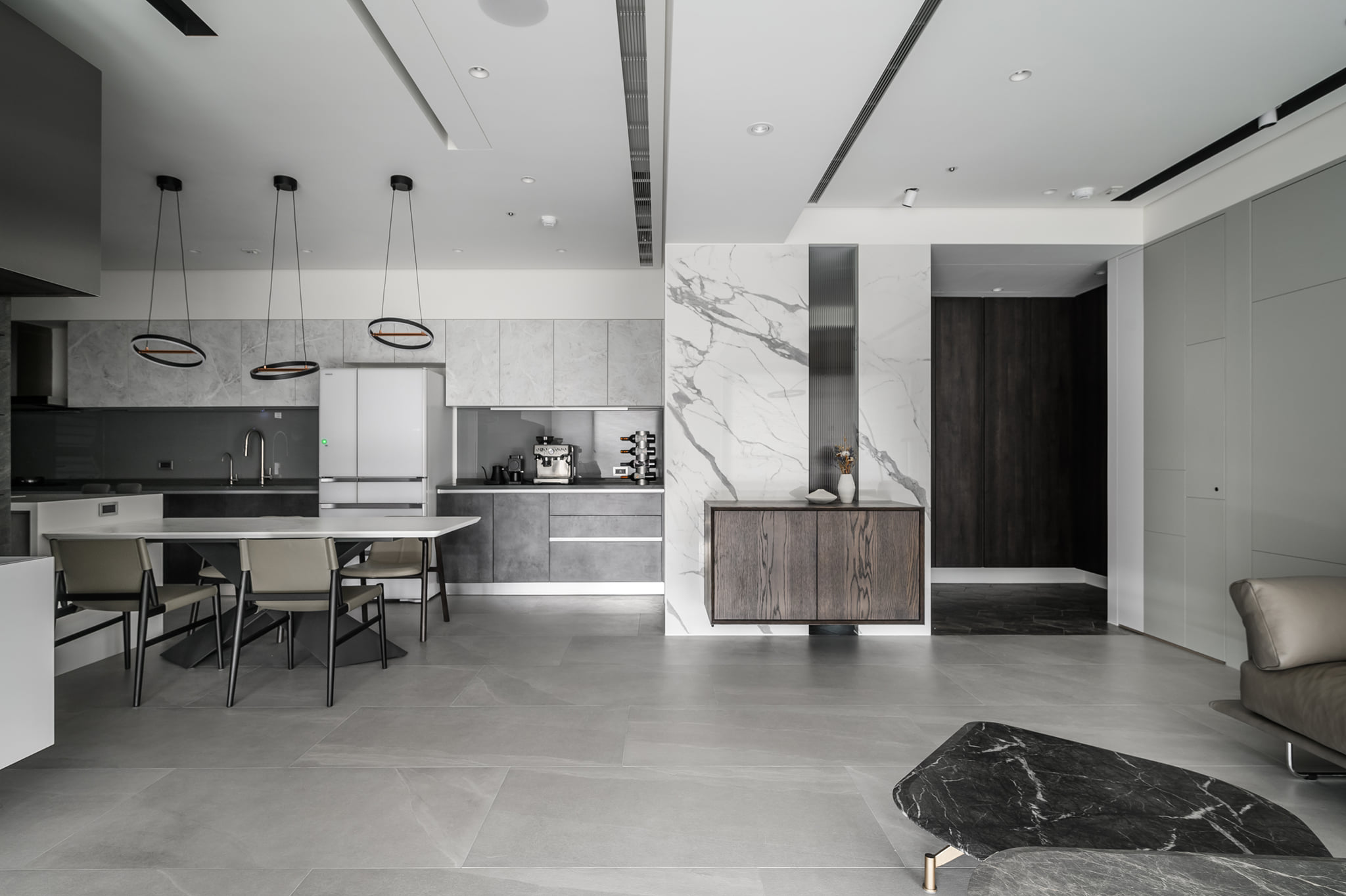 室觉空间创作 | 极简灰白设计，简单又帅气！-3