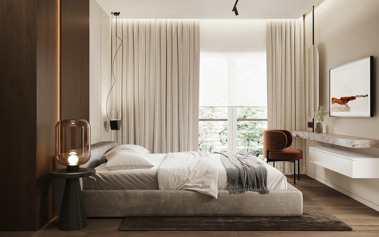 105㎡简约风住宅设计-7