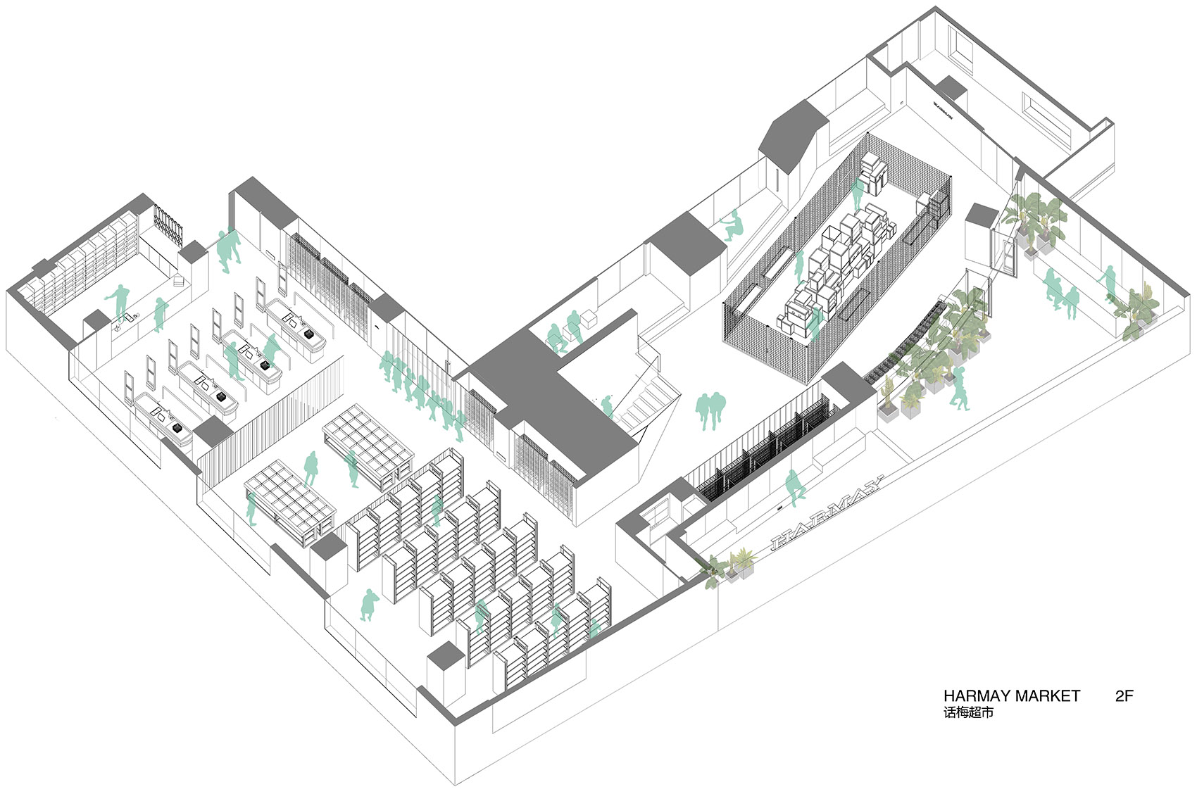 HARMAY超市丨中国上海丨AIM恺慕建筑设计-58
