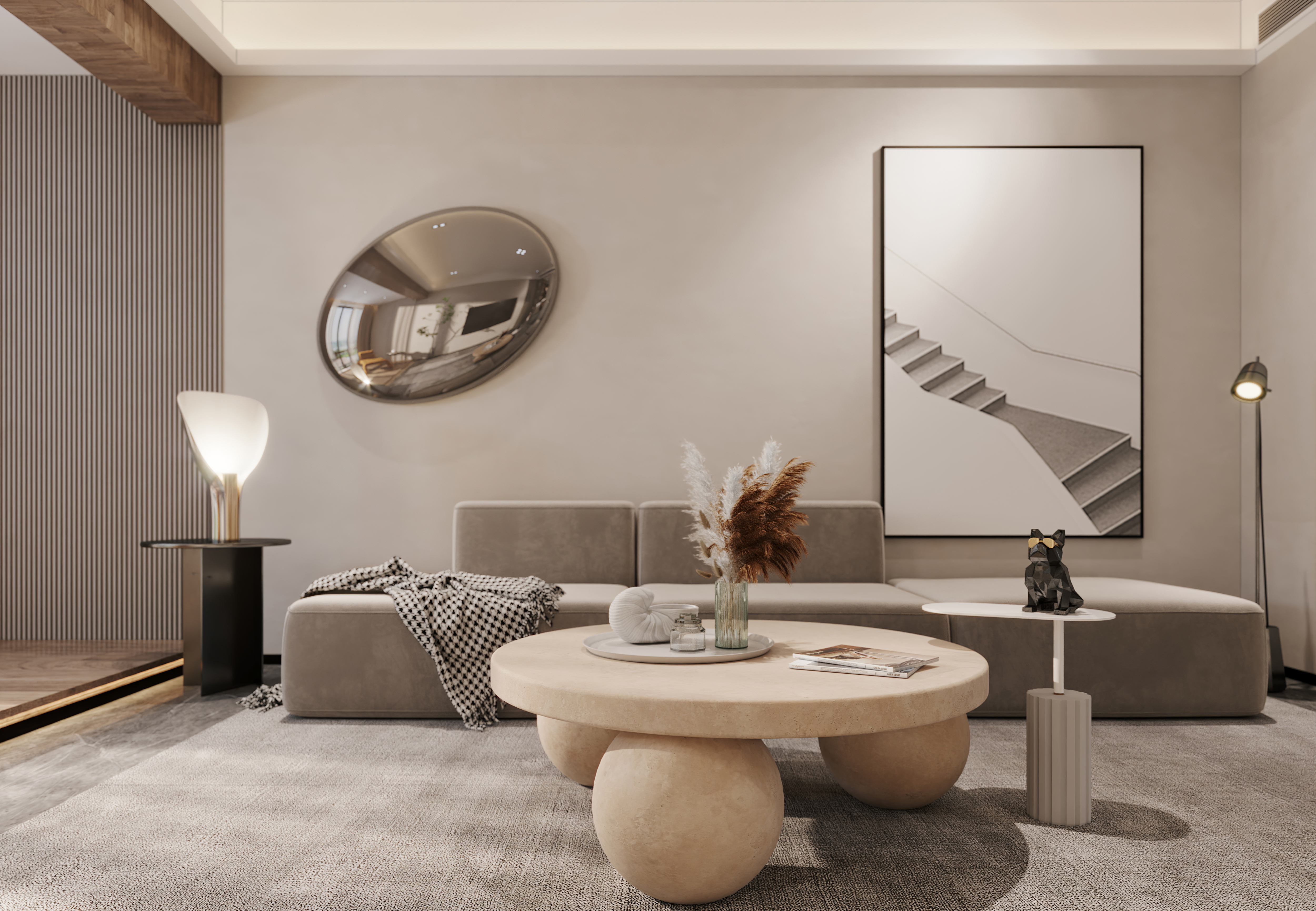 杭州现代简约低奢空间设计-13