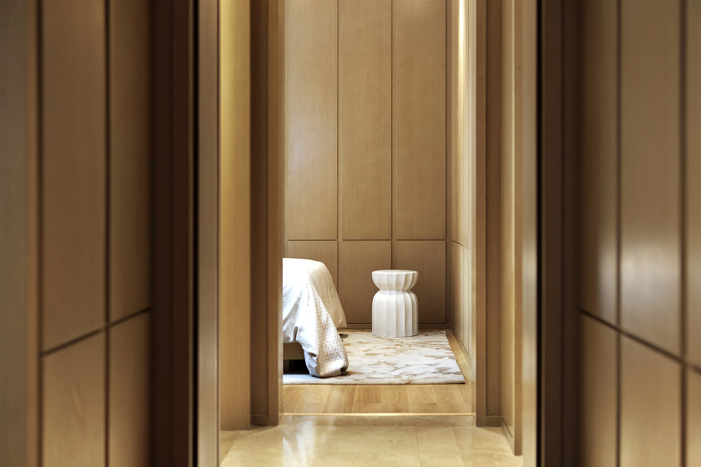 青岛平度中央美地样板间  序向室内设计-7