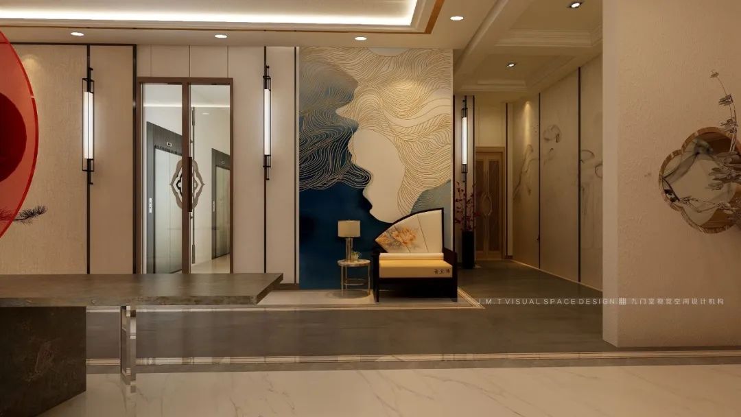 诗意新中式会所,温润儒雅的空间美学-4