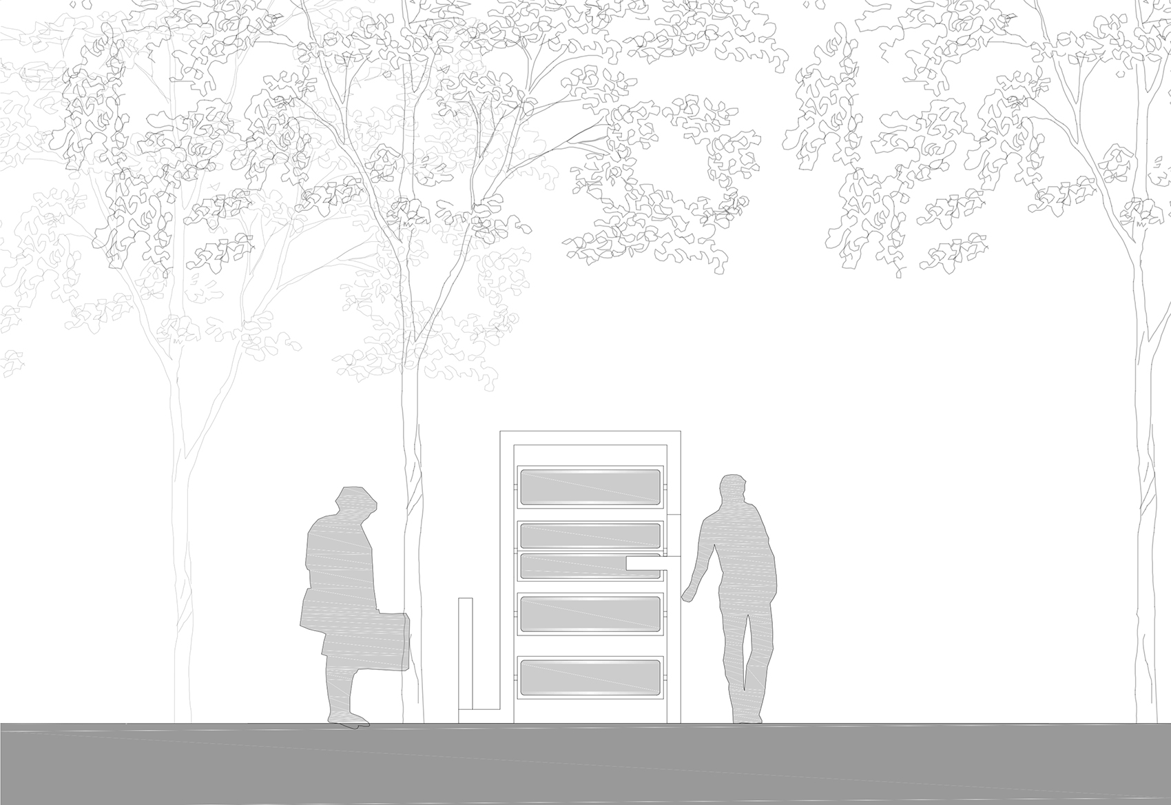 “Ribbon”临时装置丨美国纽约丨The Urban Conga 与 Hive Public Space-38