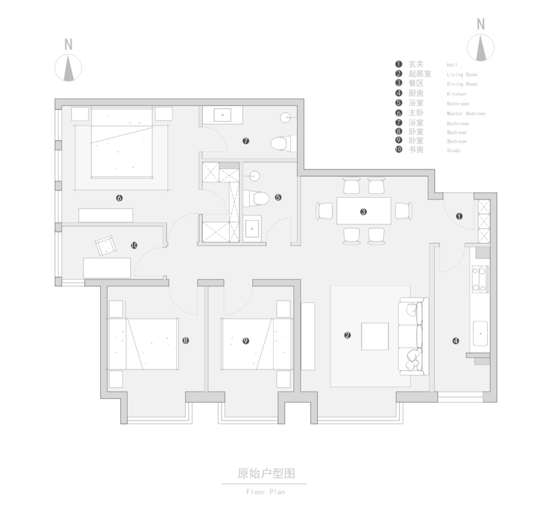 《落日巡航》· 复古与现代交融的温馨家居设计丨中国北京丨乔和桥治建筑实验室-51