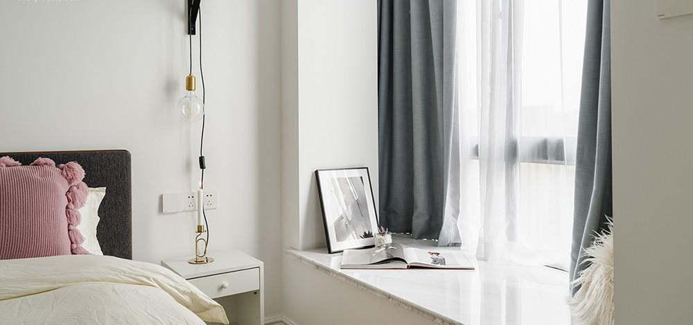 武汉鸿鹄装饰设计丨平层丨520先生为爱妻打造ins北欧小窝-17