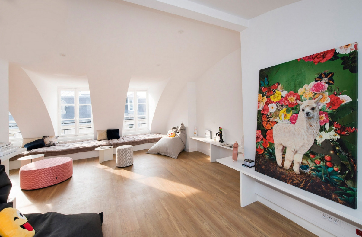 巴黎 Le Pot Commun 办公室，彩色创意空间助力金融初创企业-12