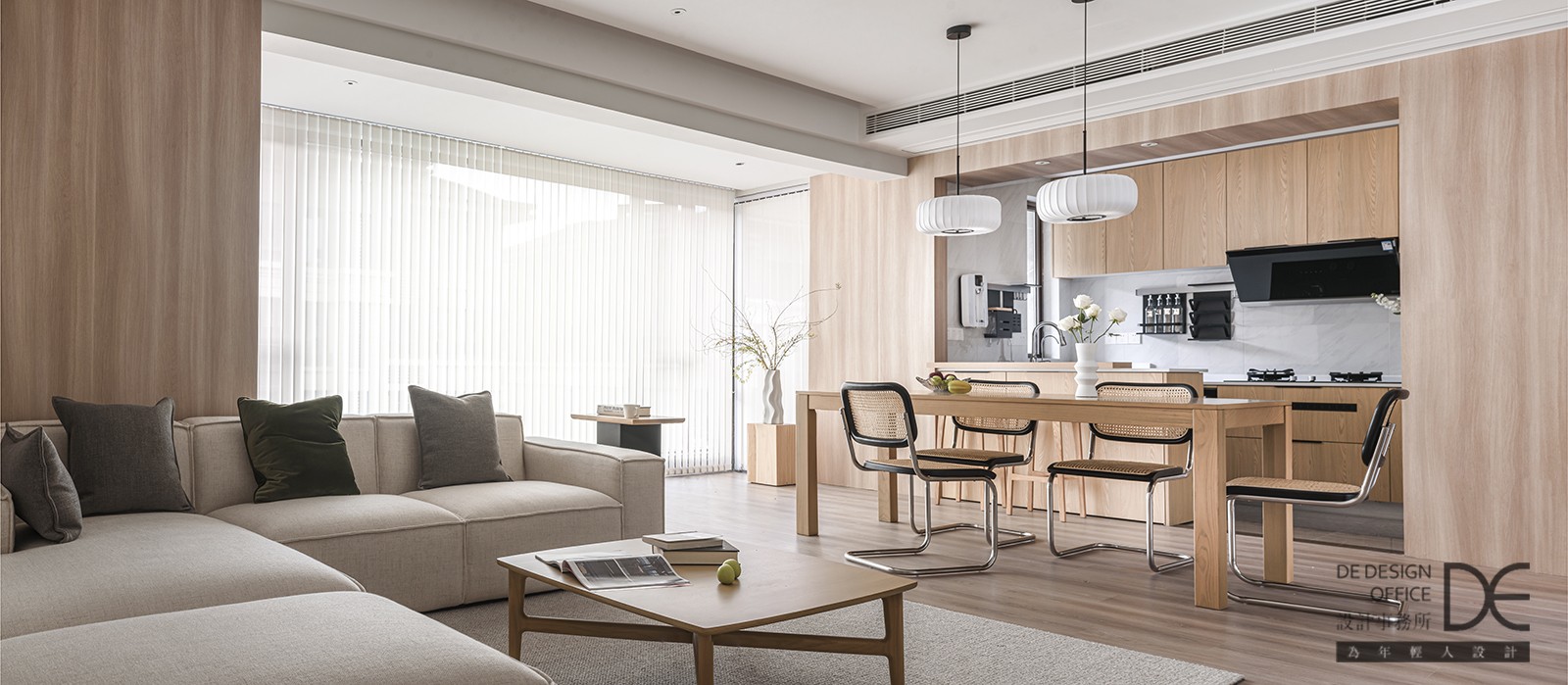 121㎡原木自然风丨DE设计事务所-36