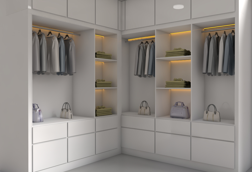 WARDROBE & LED WALL-2