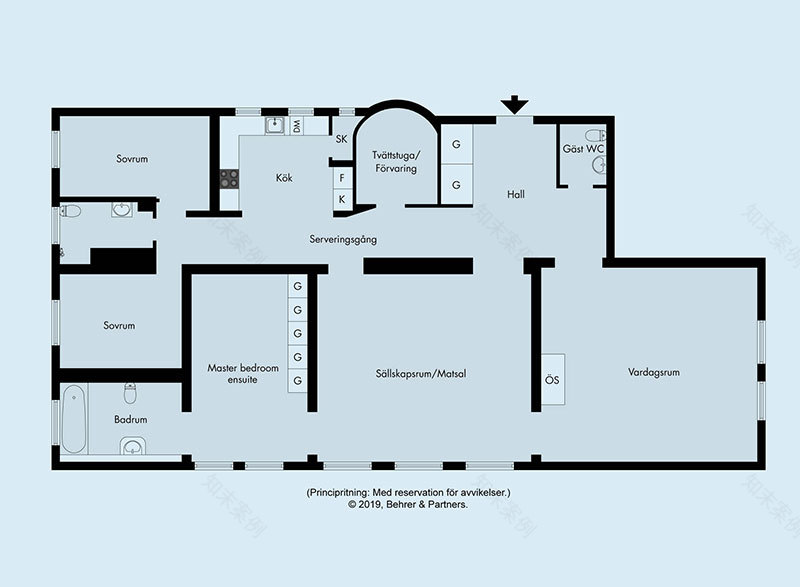 斯德哥尔摩皇家风范公寓设计-27