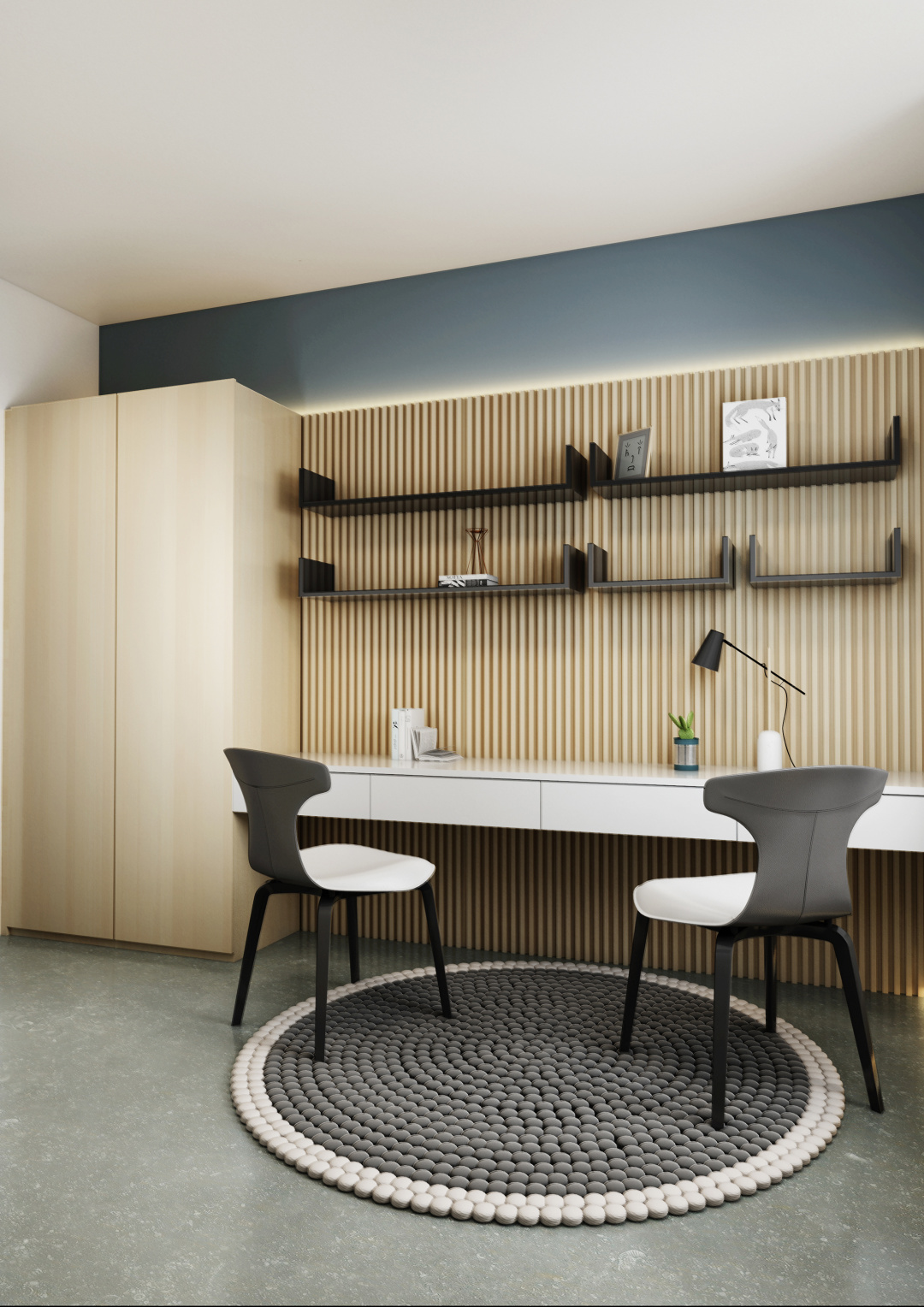 林云设计 | 广西万盛 140㎡现代公寓，绿色生活空间-36