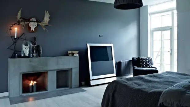 丹麦黑木屋里的自然圣诞-8