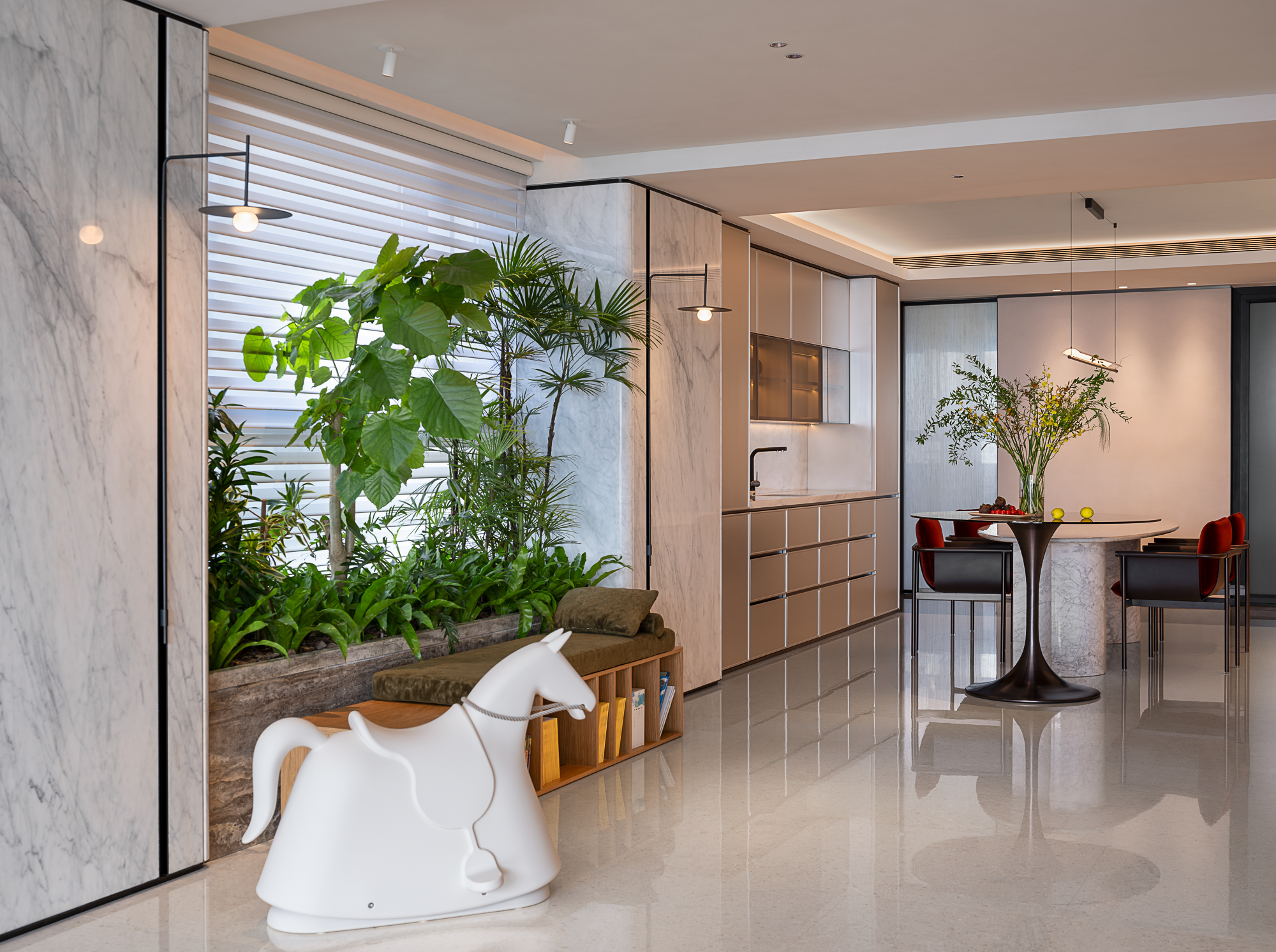 深圳湾 290m² 都市大平层丨中国深圳丨鸿艺源设计-10