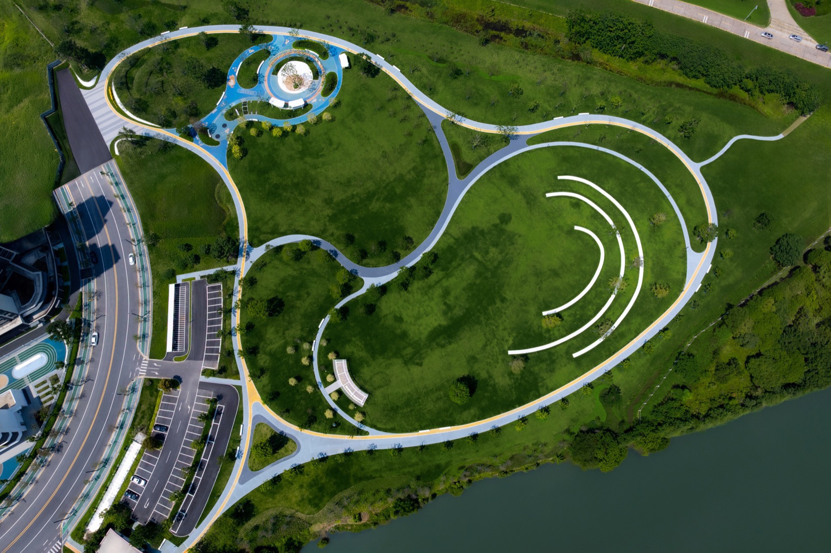 和祐国际医院人才社区配套公园,和祐国际医院外市政公园丨中国佛山丨广东天元建筑设计有限公司（睿住天元）-13