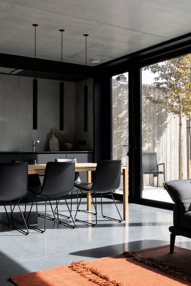 比利时混凝土住宅,温暖现代的可持续发展之家-39