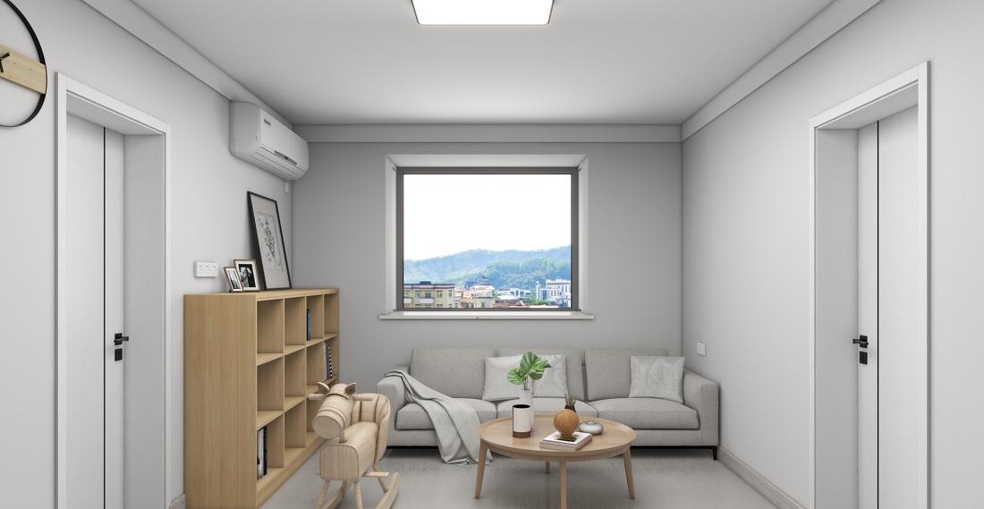 100 平现代简约三室两厅住宅设计-1