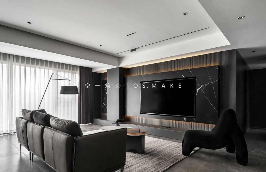 暗黑风独居空间 · 重庆融创壹号院的个性家居设计丨中国重庆丨空一筑造 | O.S.MAKE-8
