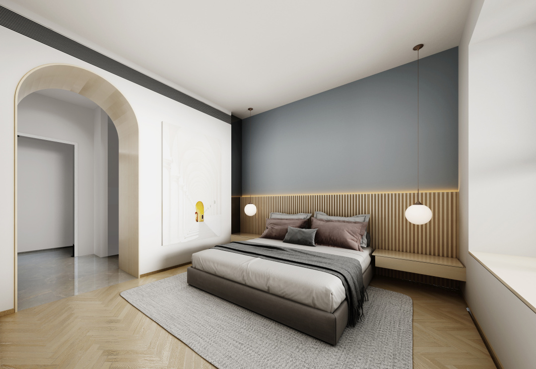 林云设计 | 广西万盛 140㎡现代公寓，绿色生活空间-41