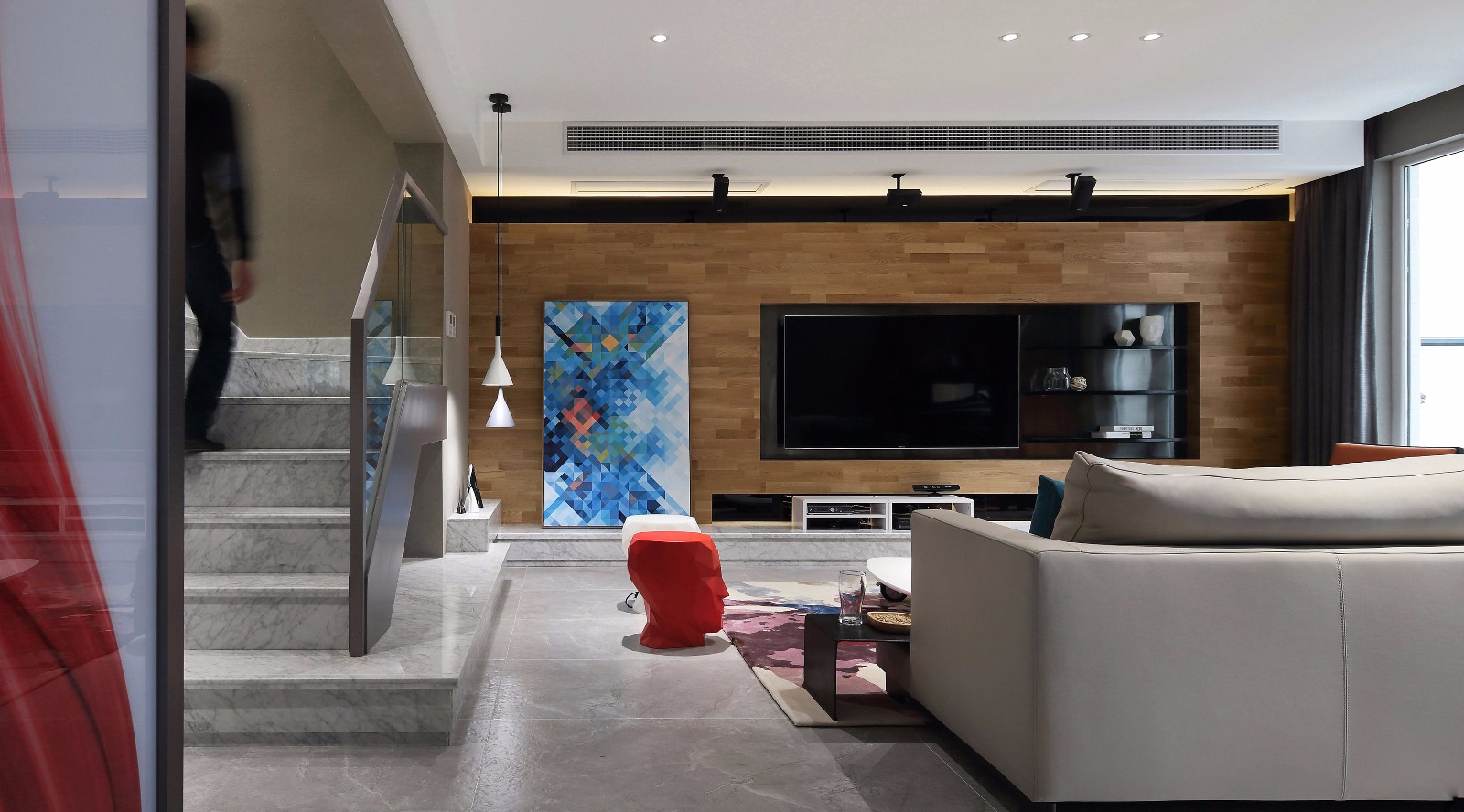 南京 200㎡现代简约跃层住宅 | 简约而不简单-31