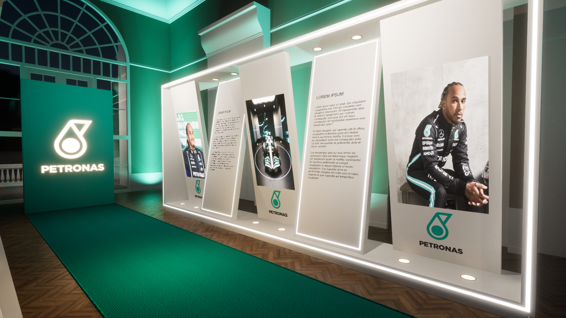 Petronas - Exposição Lewis Hamilton-4