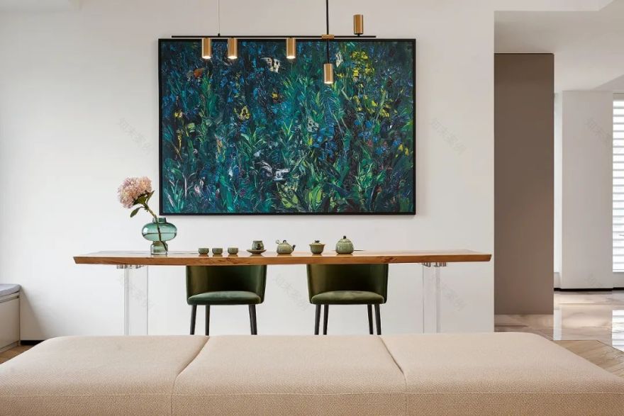 宁波 200㎡现代优雅美宅,诠释空间与人的契合点-35