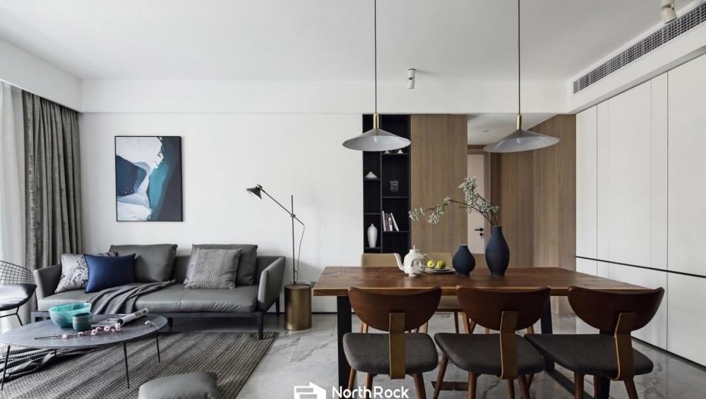 北岩设计丨平层丨可轻,温暖宜居的新家庭空间-6