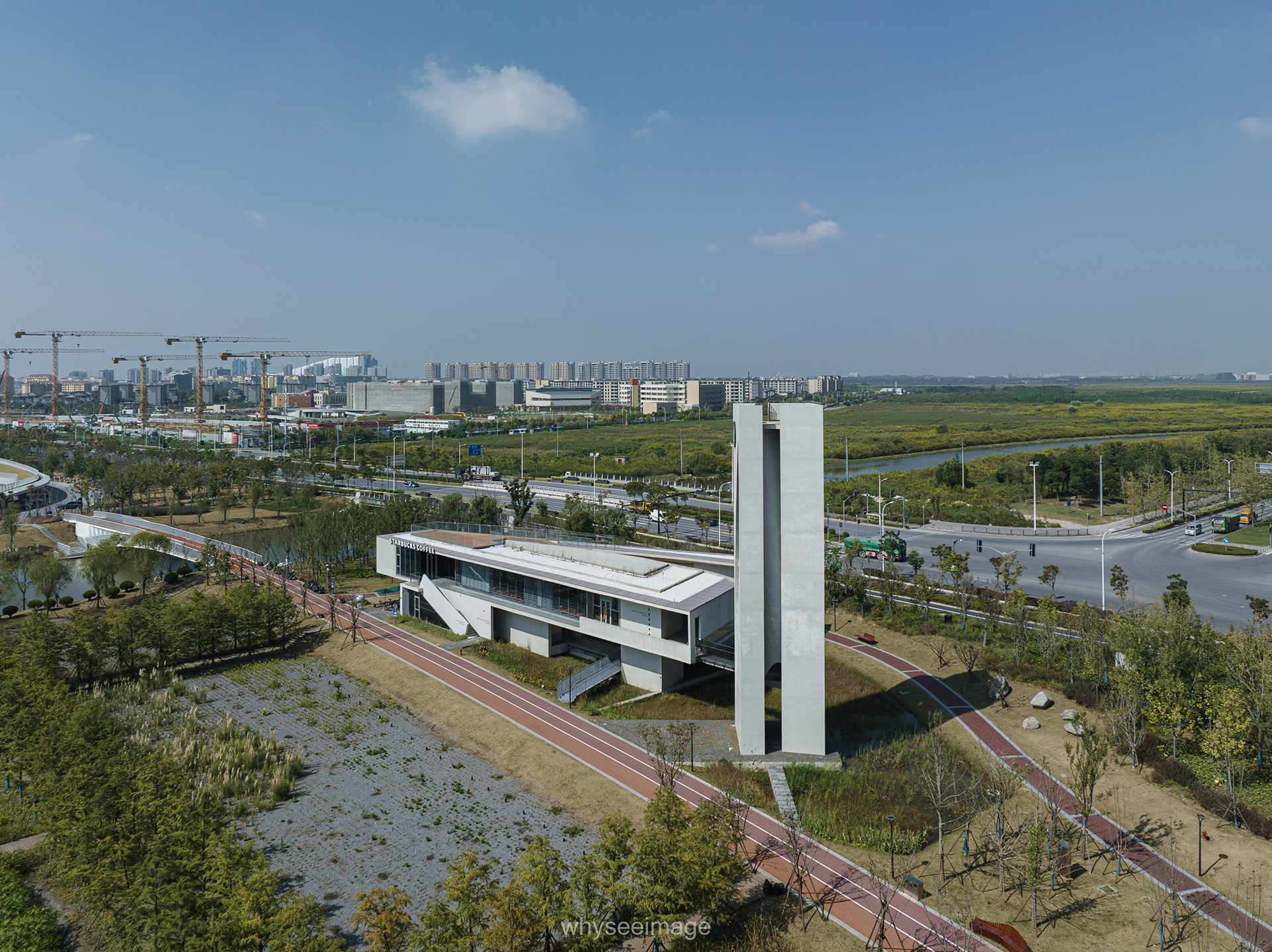 上海临港星空之境公园同观廊,旋星塔,羽旋桥丨中国上海丨上海中森止境设计工作室-15