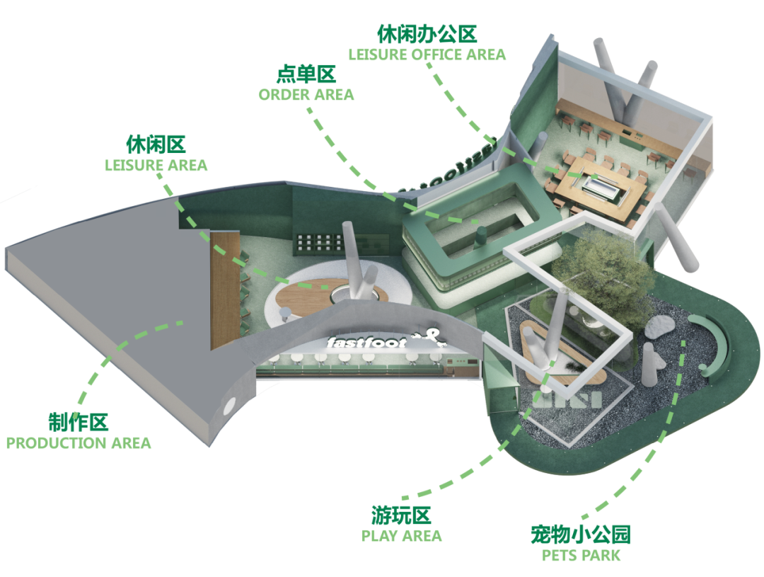 急急脚咖啡公司宠物友好主题店丨中国广州丨5+2.studio 设计事务所-2